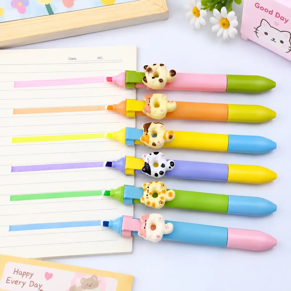2in1CartoonCatThemeGelPenandHighlighter_2.webp