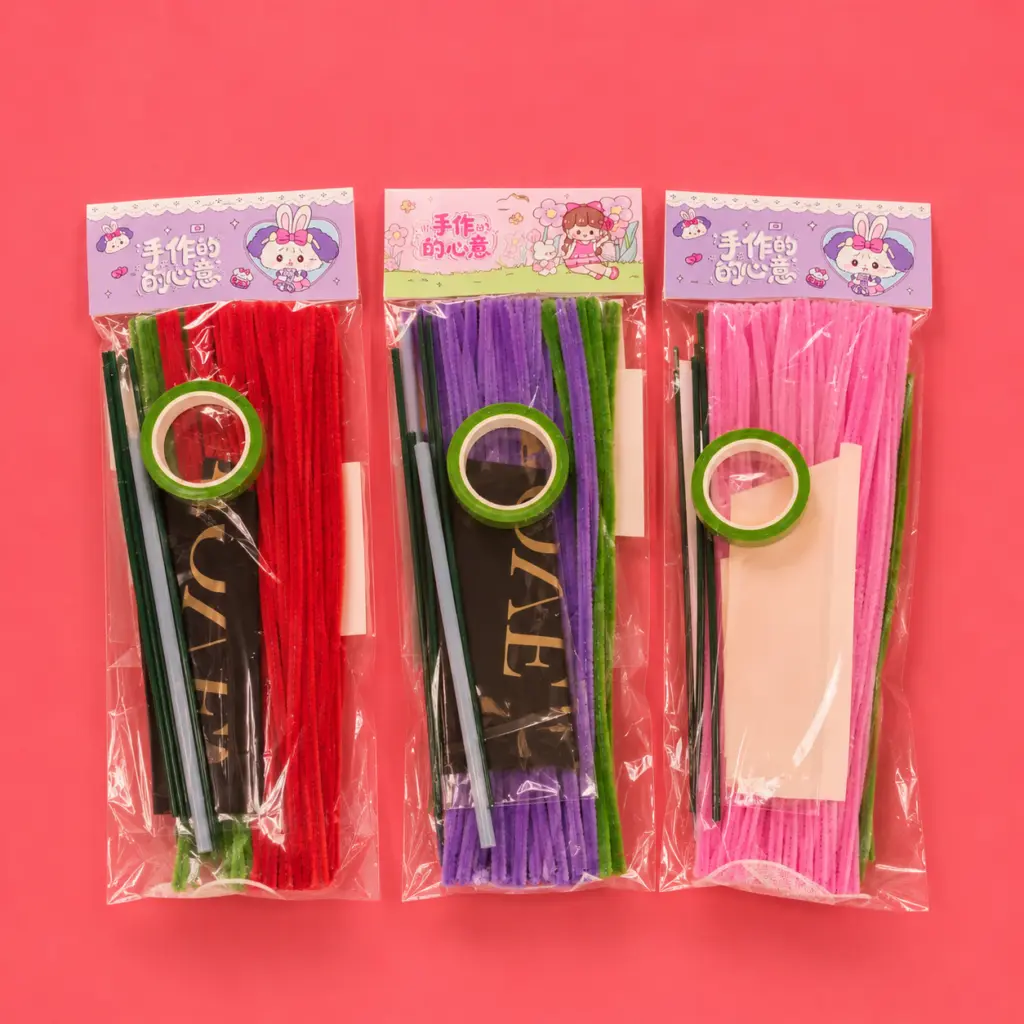 Set para armar con limpiapipas 