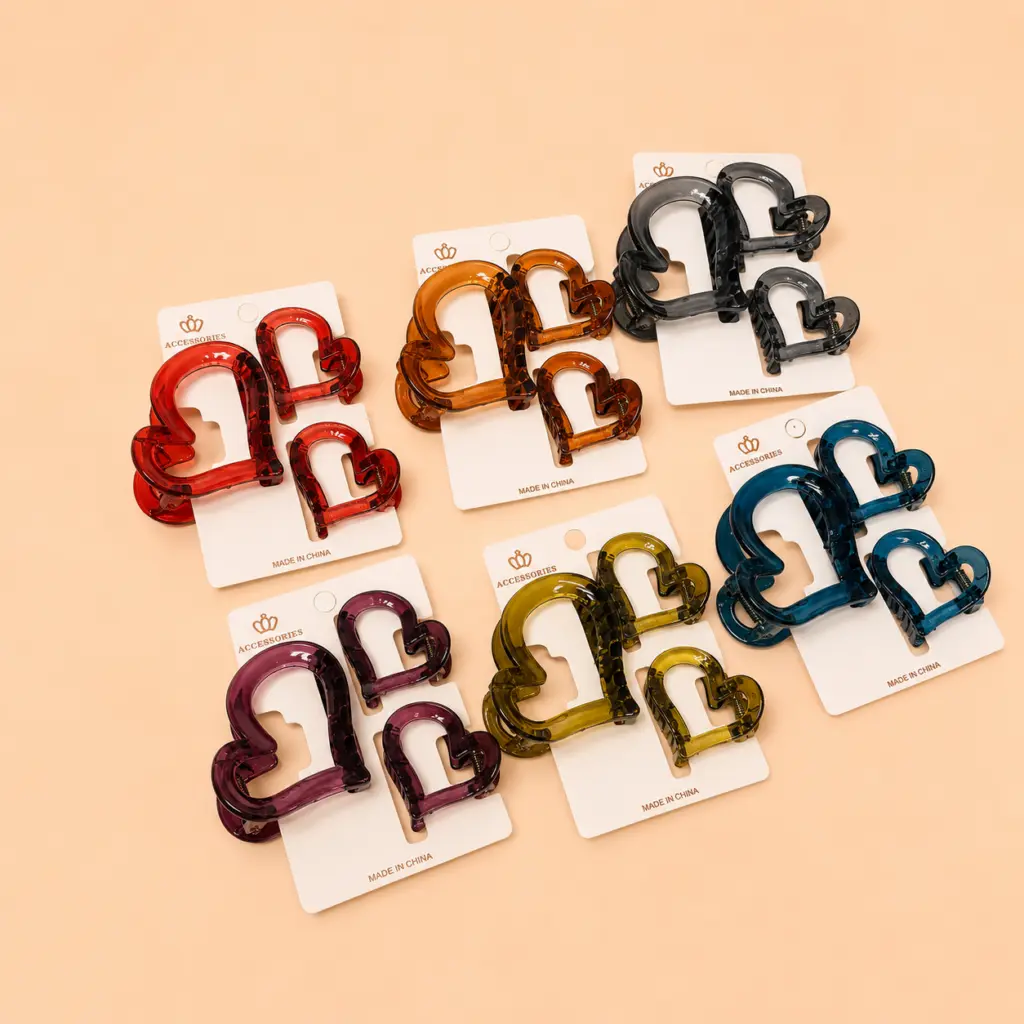 Set de 1 Pinche Grande, 2 Minicorazones 