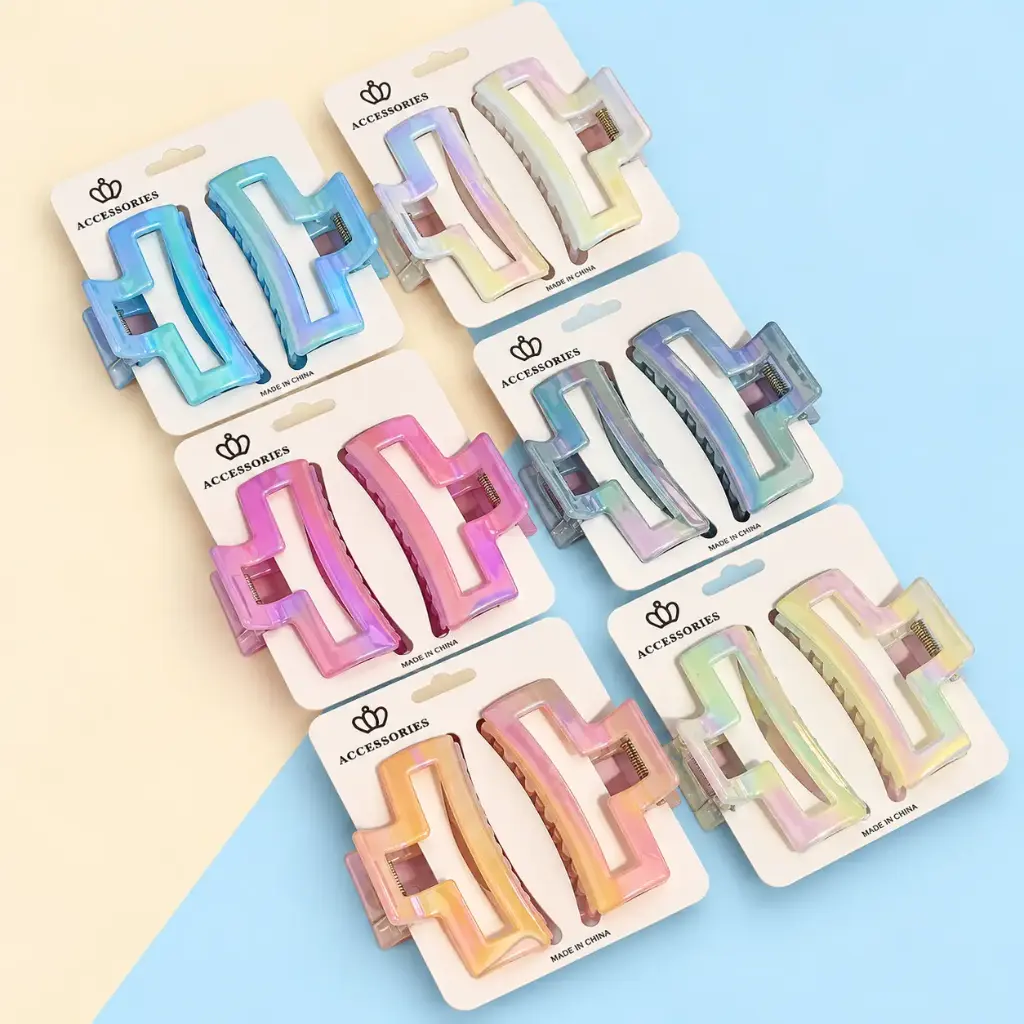Set de 2 pinches tornasol