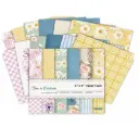 Papeles decorativos de 12 Papeles Flores Vintage