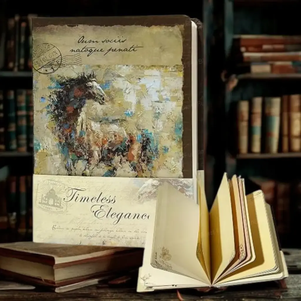 Libreta Vintage Elegante para Bullet Journal 
