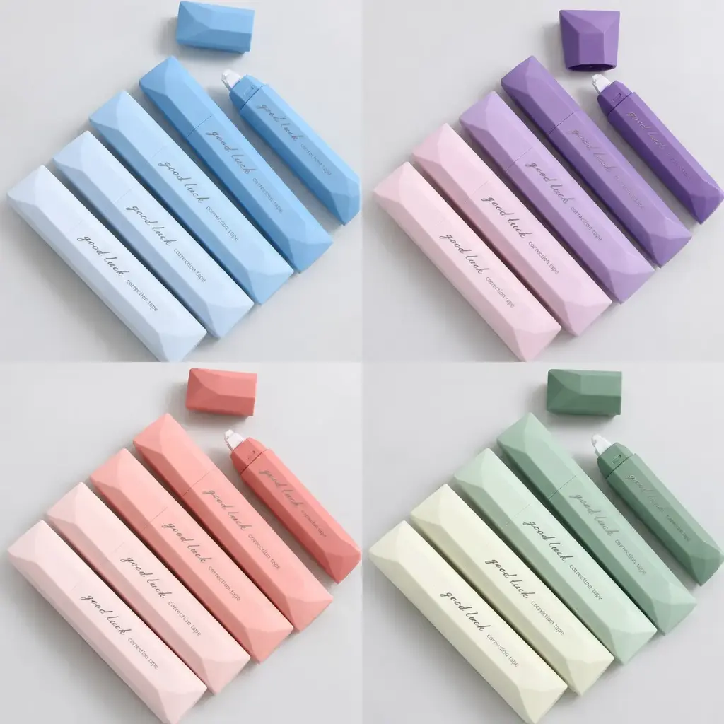 Set 5 Piezas corrector en Cinta Pastel  