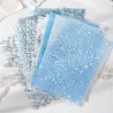 Set de Papeles Decorativos Texturizados Azul