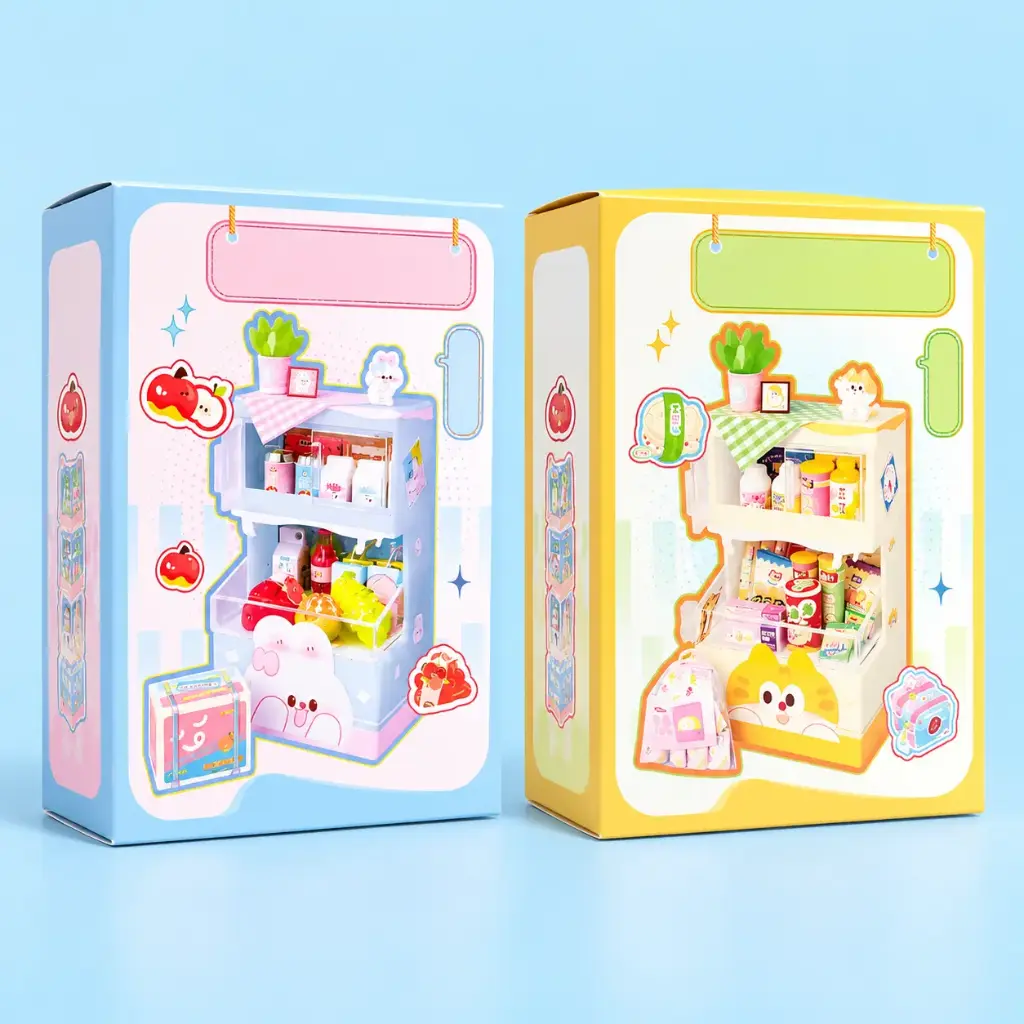 Mini Escenario Armable Tiendita Kawaii con Accesorios