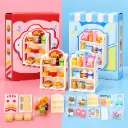 Mini Escenario Armable Tienda de Comida y Snacks Kawaii