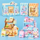 Mini  escenario para armar de Tienda de Delicias Kawaii