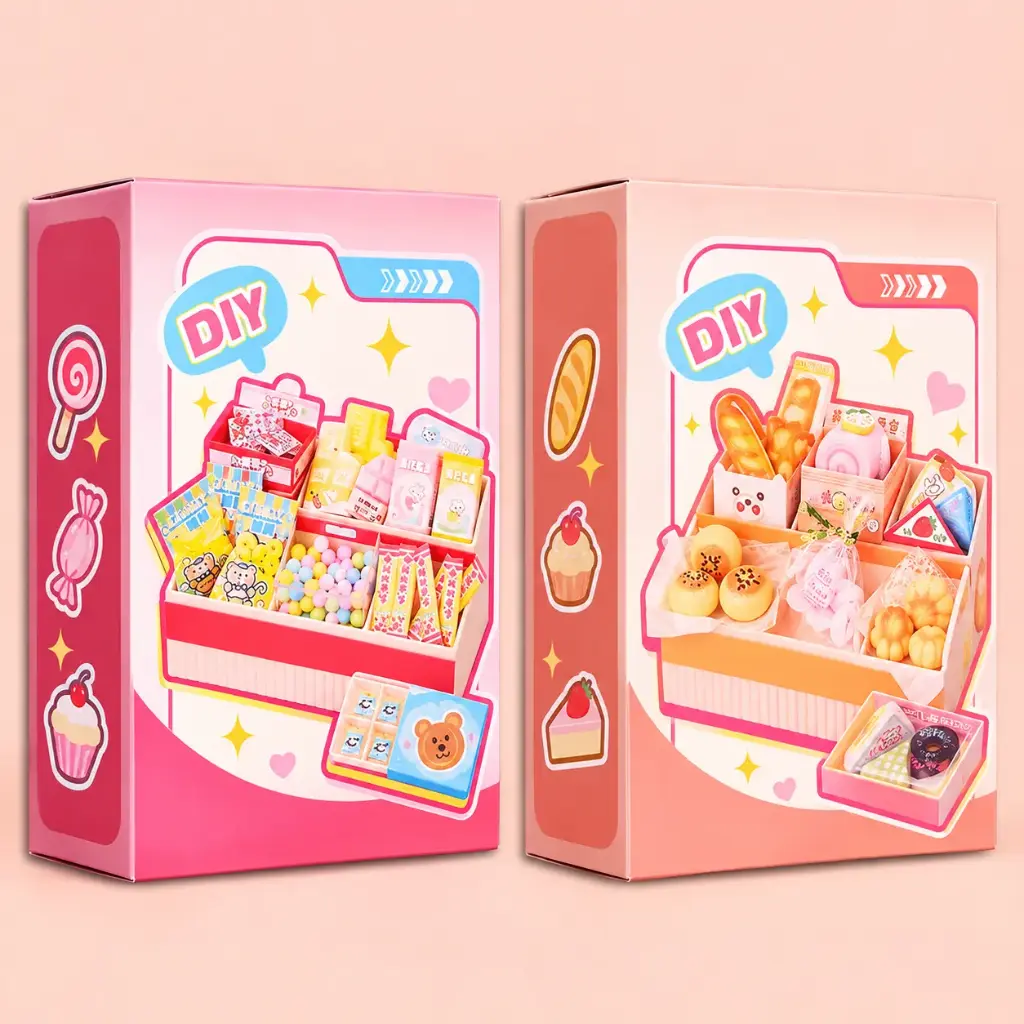 Escenario Mini Tienda de Dulces y Panadería DIY 