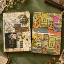 Libreta Vintage de Recortes y Etiquetas 