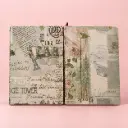 Libreta Vintage París y Flores