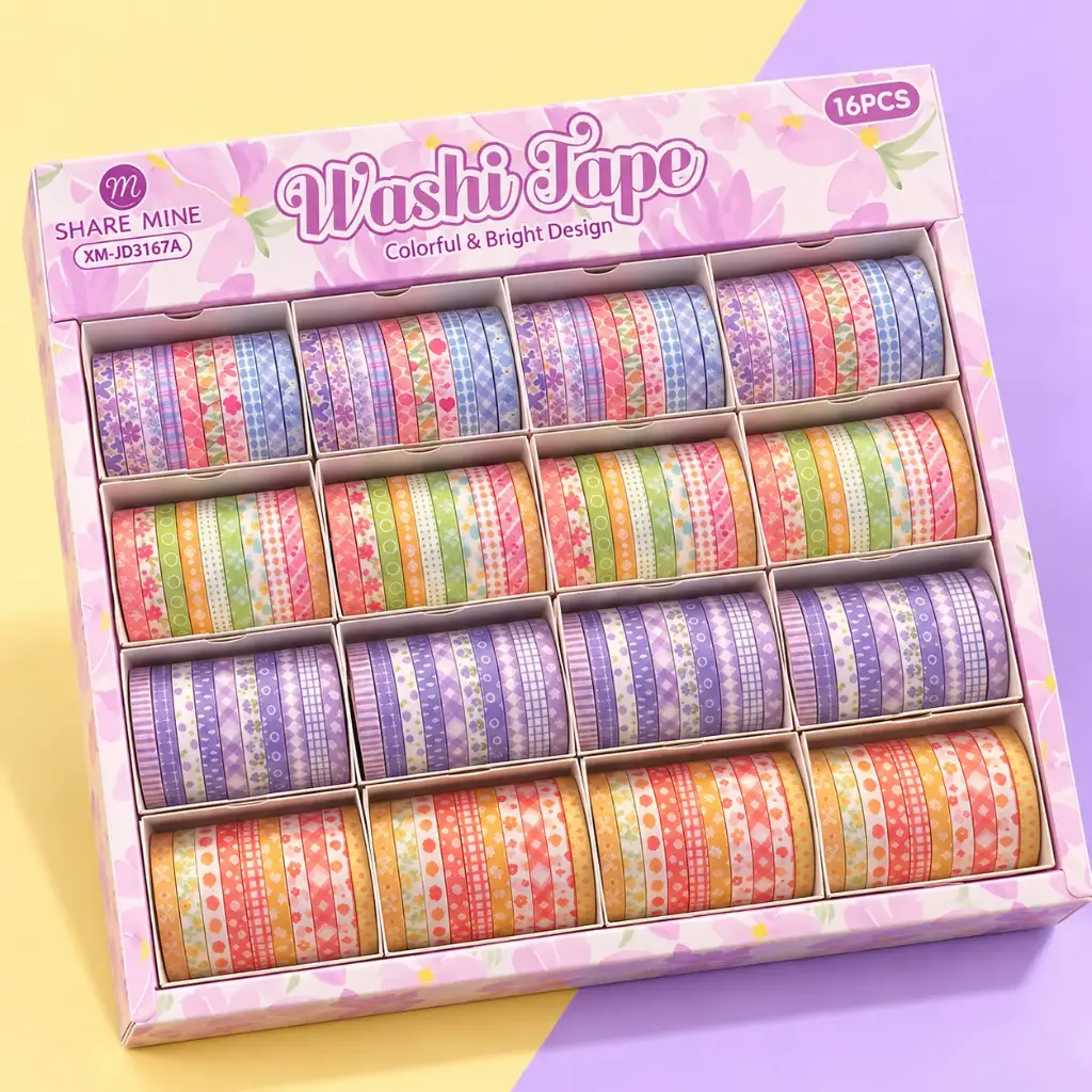 Set de Washi Tape Jardín de Colores