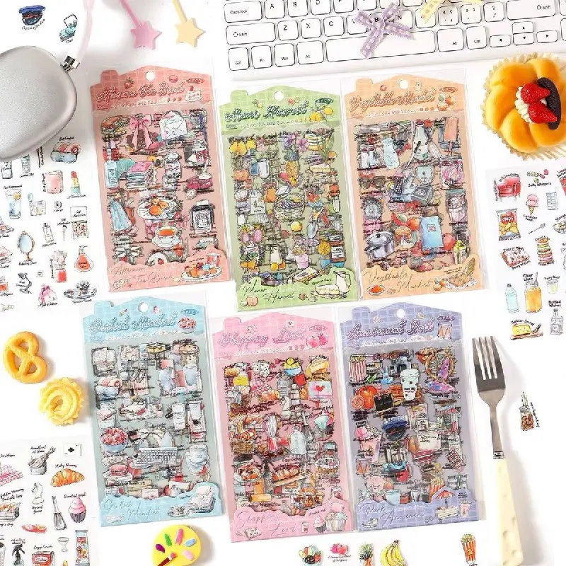 Stickers de accesorios de hogar vintage