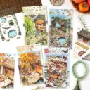 Stickers Escenarios Japoneses 3 Hojas