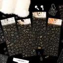 Stickers Gatitos Dorados  1 Hojita
