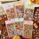 Set de Stickers Escenas Cotidianas Vintage