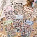 Set de  4 pcs Stickers Mascotitas Cute