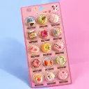 Tarjeta de 15 Stickers 3D  kawaii