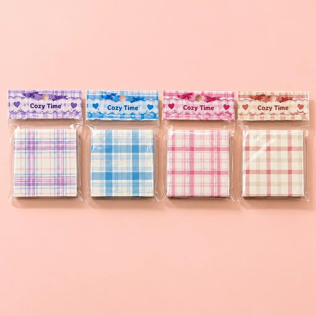 Post-it Cozy Time a Cuadros 