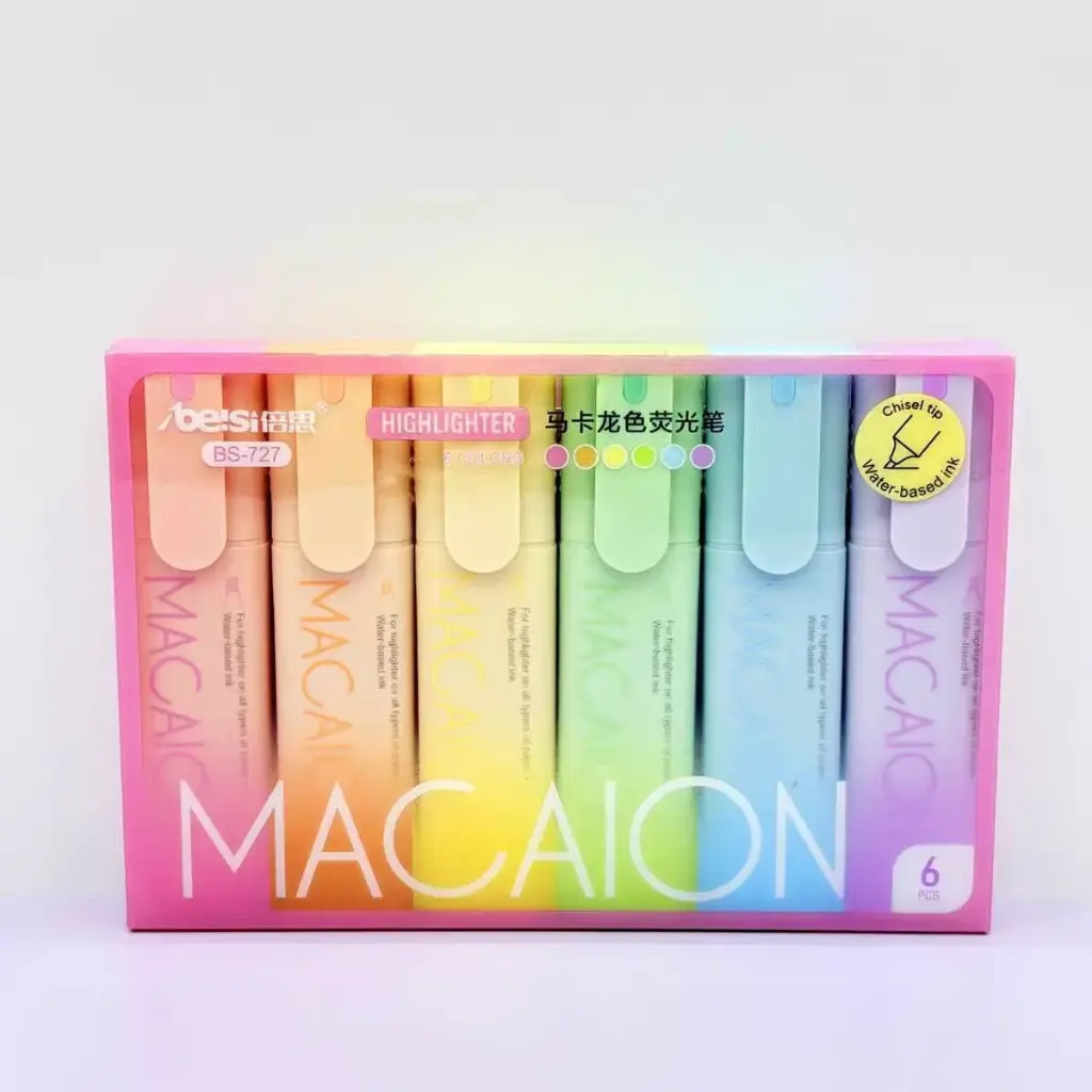 Set de 6 Destacadores Pastel Soft Colors