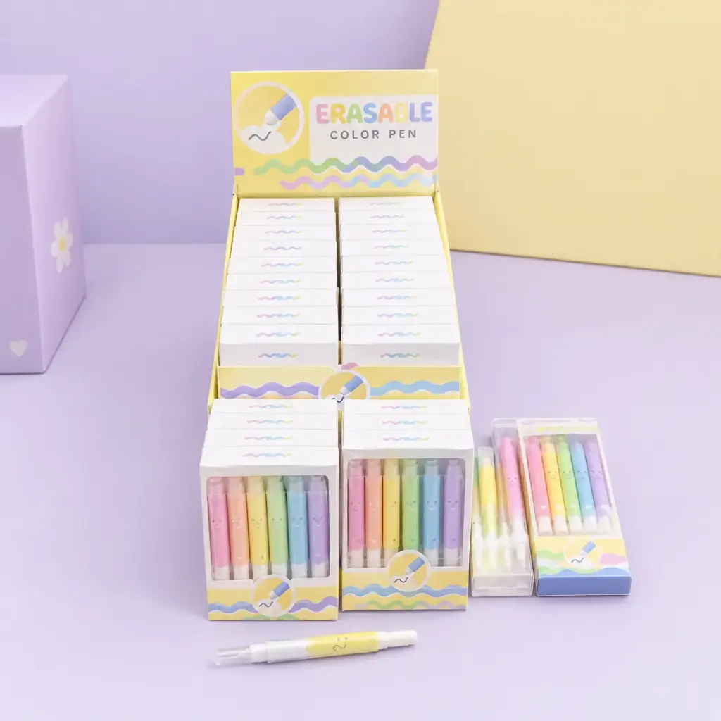 Set de 6 Destacadores Borrables Pastel Soft 