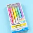 Set de 6 Destacadores Borrables Pastel Soft 
