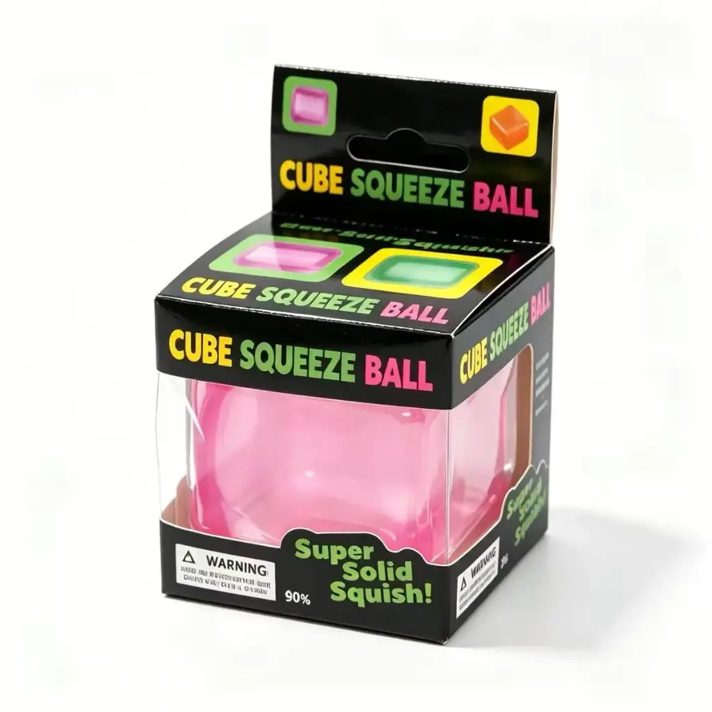 Cubo Squishy Tipo Hielo Antiestrés 