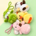 Llavero de Peluche Animalitos Kawaii 