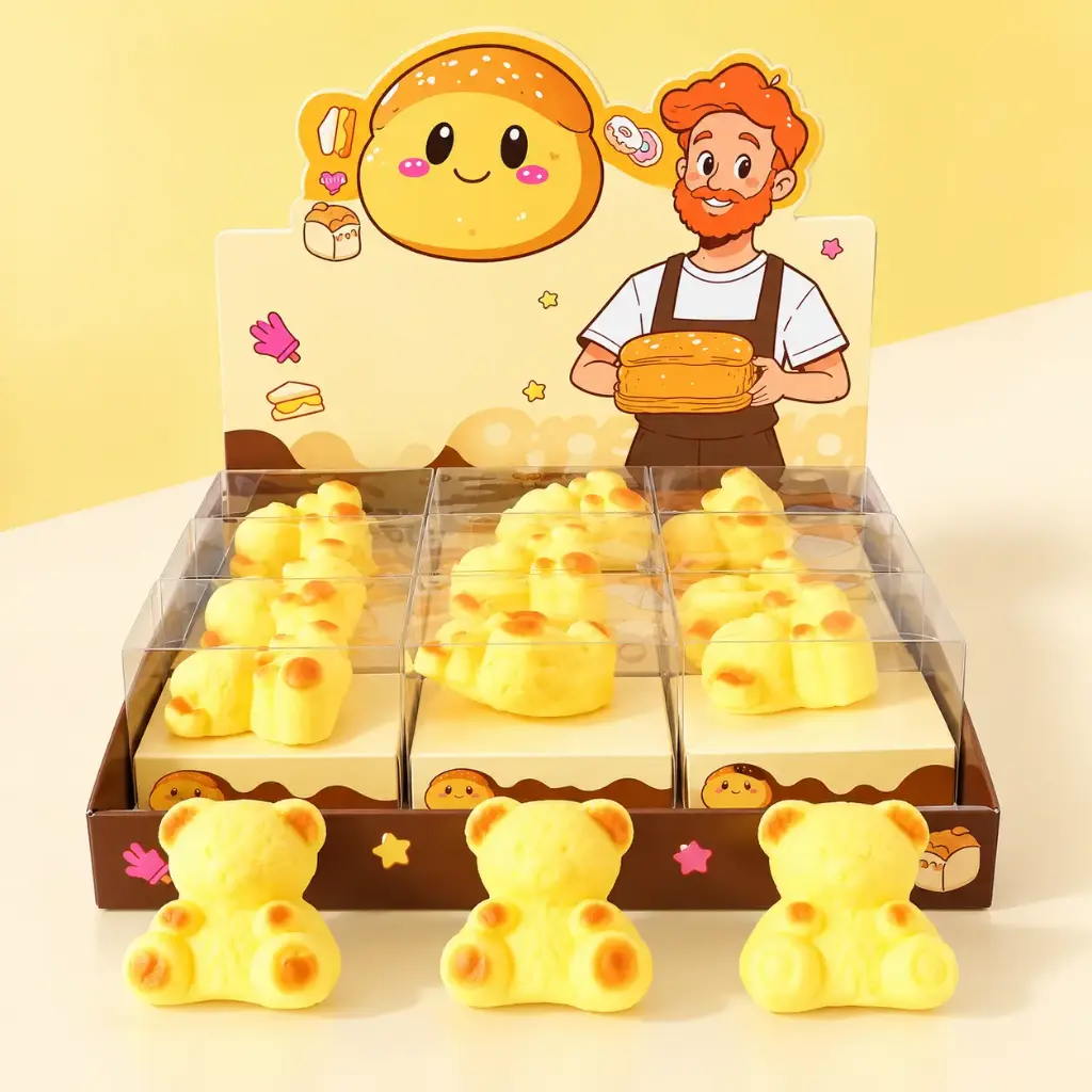 Squishy Antiestrés Pancito de Osito