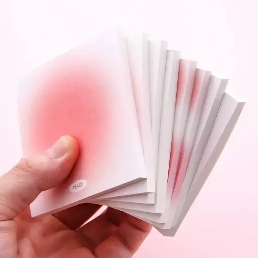 Nota post it Blanco con Mancha