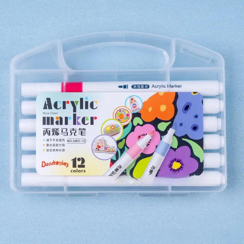 Set de 12 Marcadores Acrílicos 