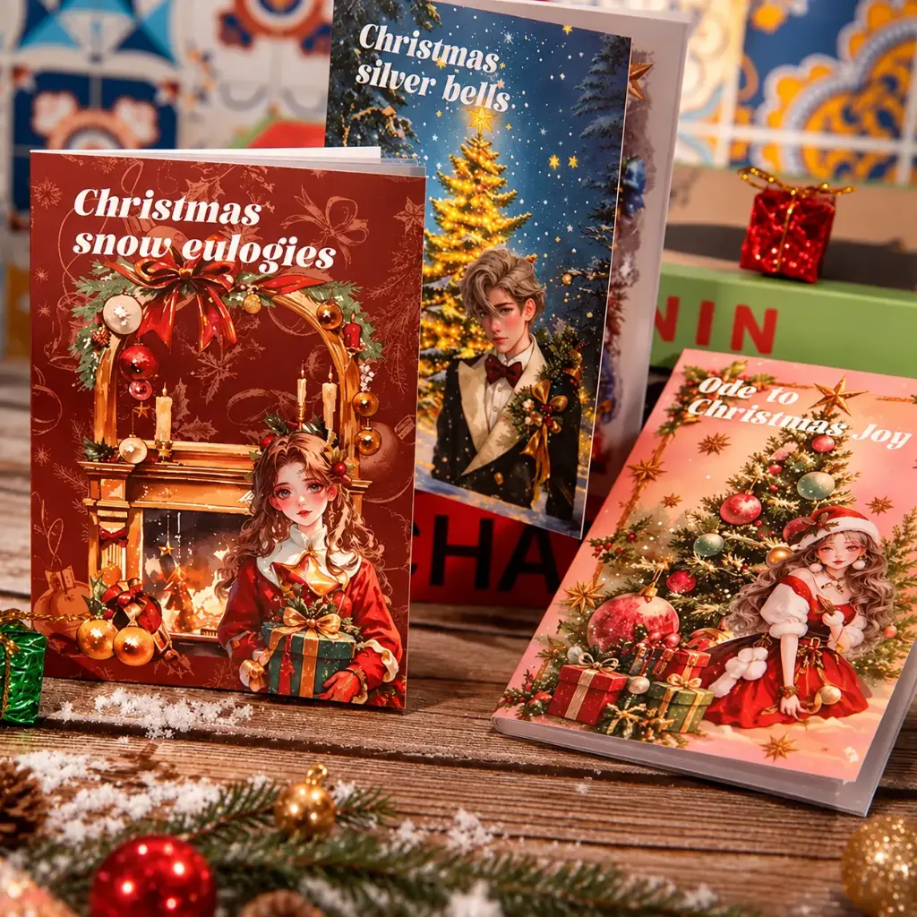 Libro de Stickers Navideños de Muñequitos 