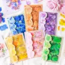 Stickers en Inglés con Manchas de Pintura