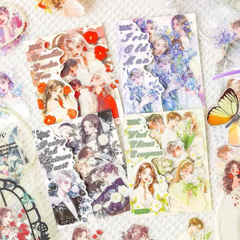 Stickers Pareja Coreana