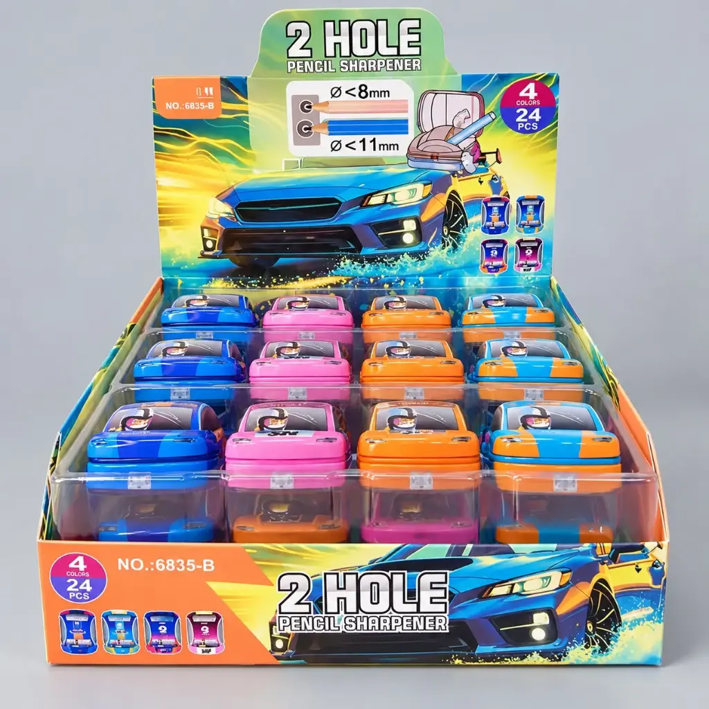 Sacapuntas con Depósito Diseño Automóvil