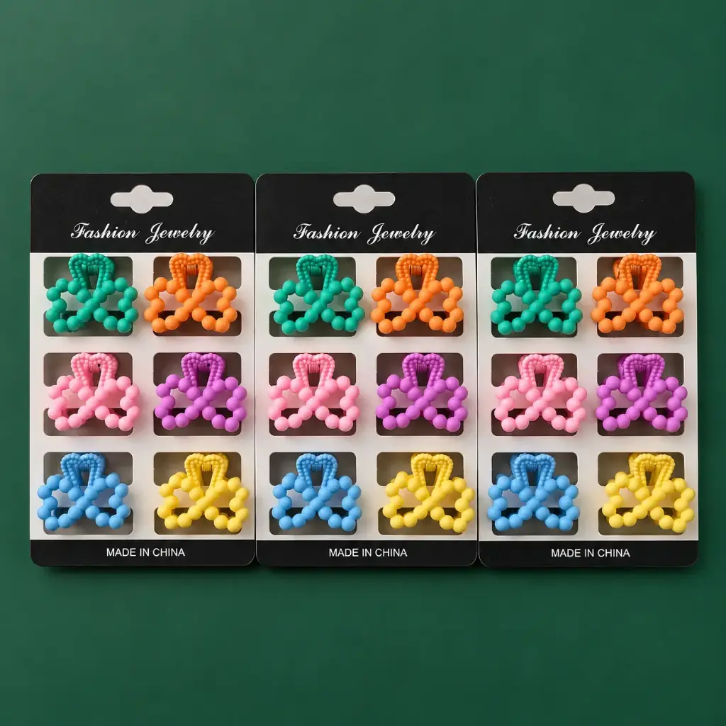 Set de Mini Pinches Horquillas 6 Piezas