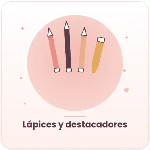 Lápices y destacadores