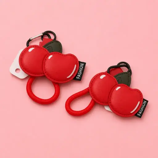 [EE25-2159] Llavero Doble Cereza cute