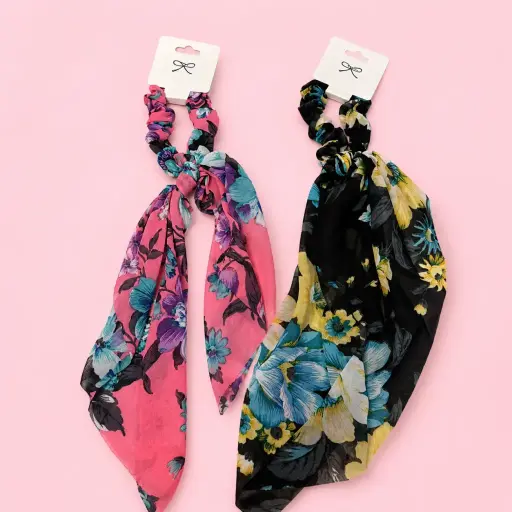 [EE25-2233] Scrunchie Jardín Encantado