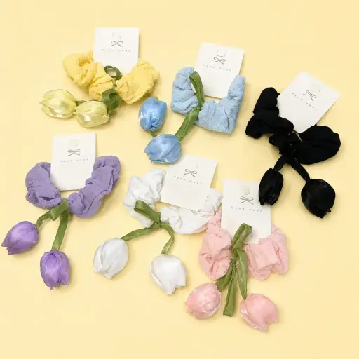 [EE25-2245] Scrunchie Tulipán Encantado