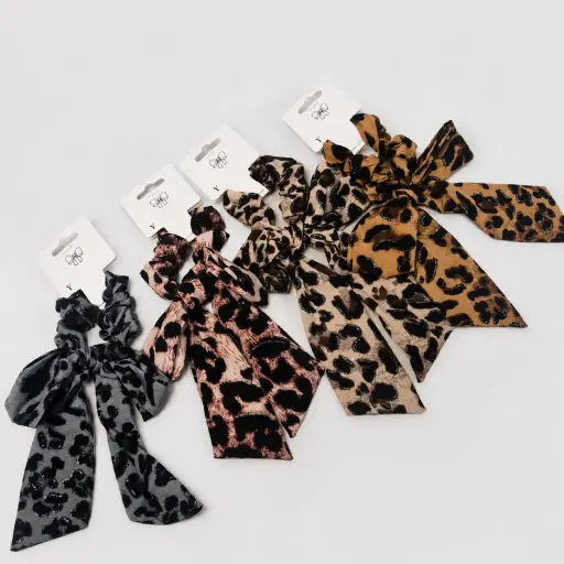 [EPT25-1628] Scrunchie lazo leopardo 1628