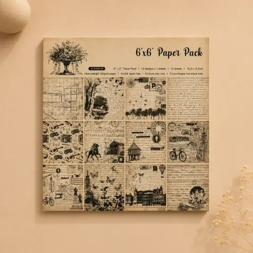 [EE26-214] Set de Papeles Decorativos Historias Vintage