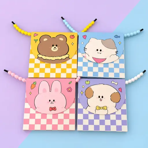 [EE26-2172] Bolsa de Regalo Animalitos Kawaii con Asa