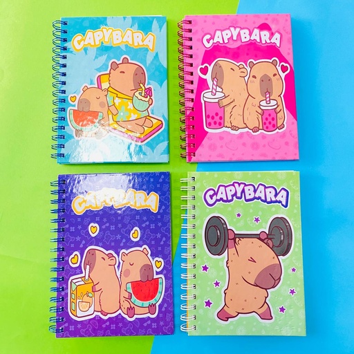 [123] Libreta Tapa dura Capybara