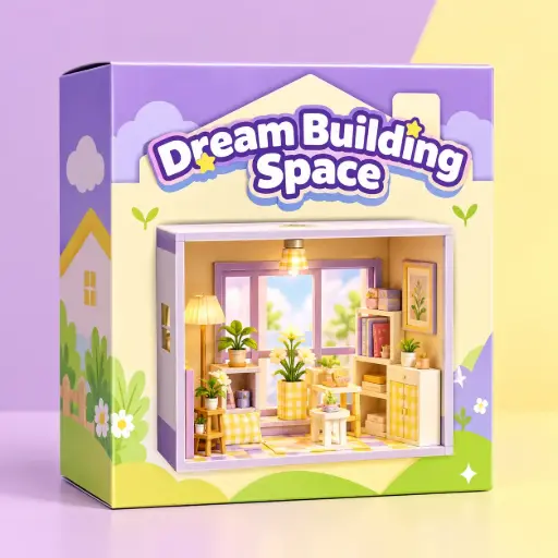 [EE26-491] Escenario Mini Sala de Estar 3D para Armar
