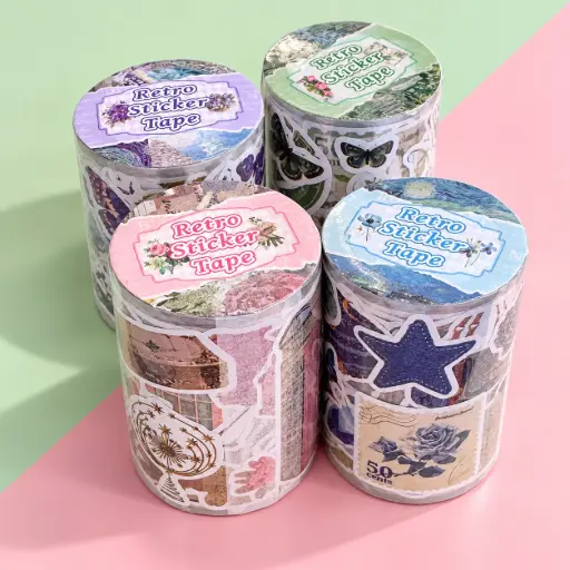 [EE26-553] Set de Washi Tape Retro Memories