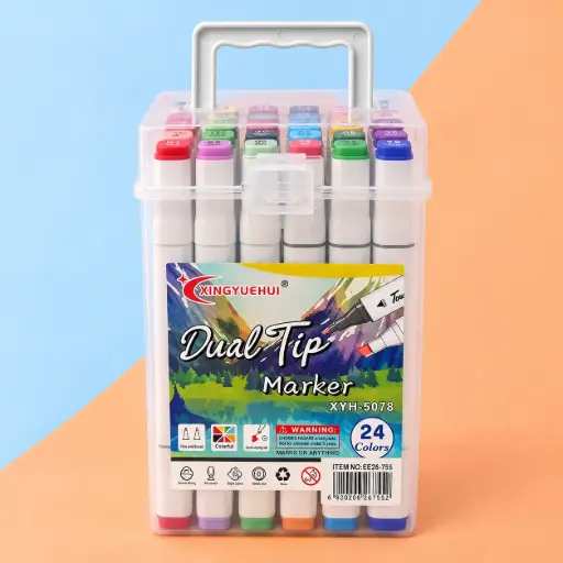 [EE26-756] Set de 24 Marcadores Doble Punta Color Studio