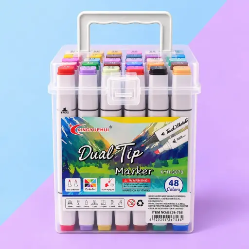 [EE26-758] Set de 48 Marcadores Doble Punta Color Studio