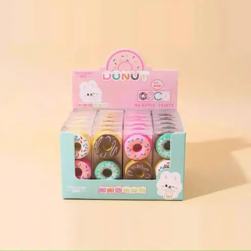 [EE26-1876] Set de 2 Gomas de Borrar Mini Donuts
