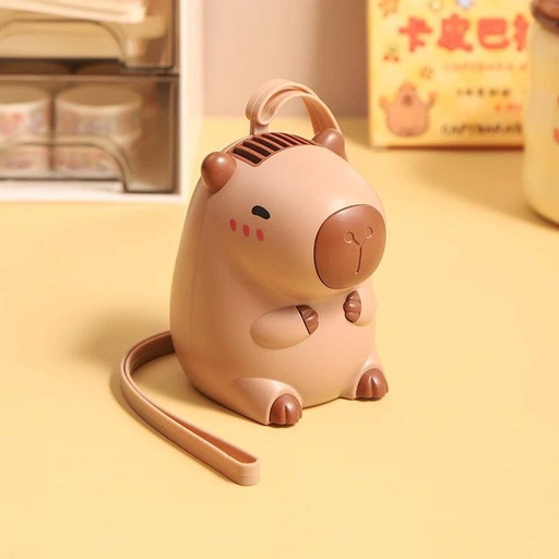 [EE24-2248] Ventilador Kawaii Cuerpo Capybara