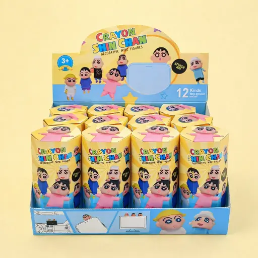[EE25-313] Caja Sorpresa Shin Chan Pegable para Celular
